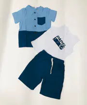 Azul / Branco
