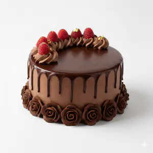Classic Vanilla Birthday Cake - 6 inch Chocolate