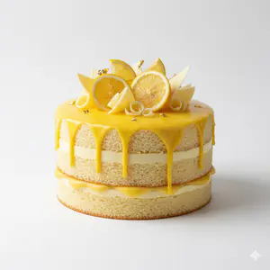 Decadent Chocolate Cake - 8 inch Lemon