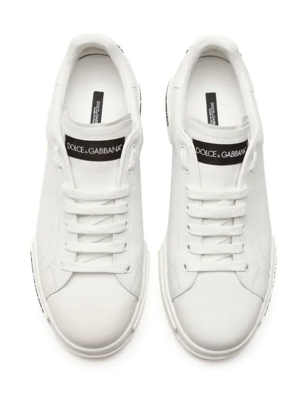 Tênis de Couro castanho Dolce & Gabbana
