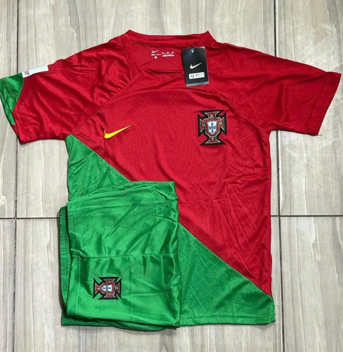 Conjunto Equipamento Oficial Seleção Portugal - 2 Peças