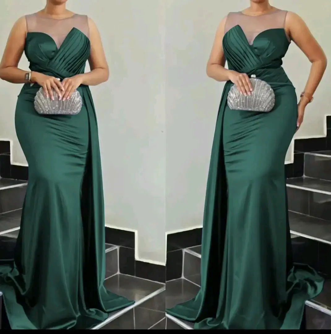 Vestido Elegância Esmeralda Longo