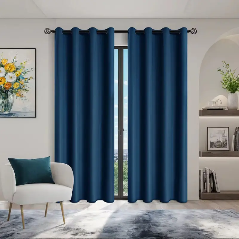 Cortina Blackout Elegante com Ilhós