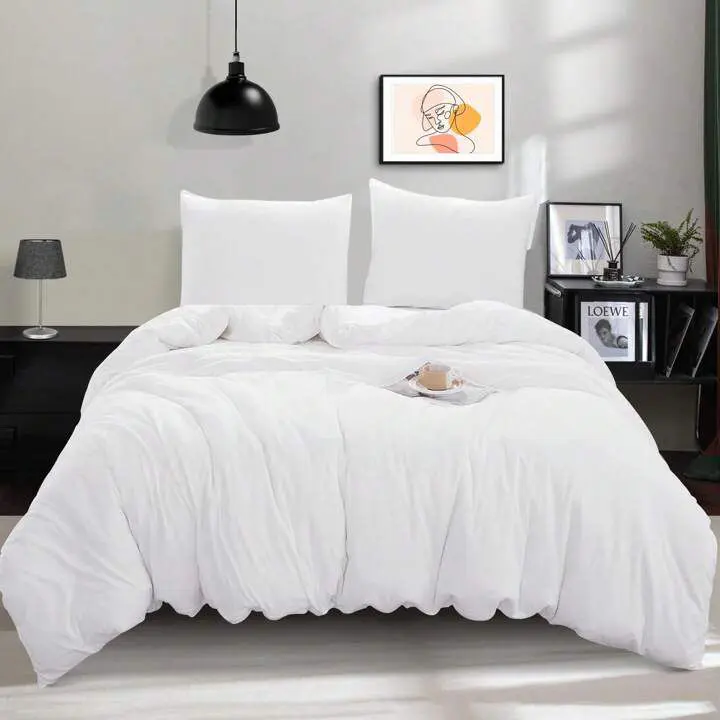 Conjunto de Lençóis Queen Size Branco