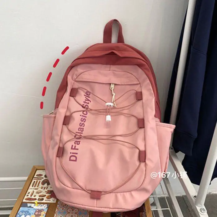 Mochila Clássica Difá Azul e Bege