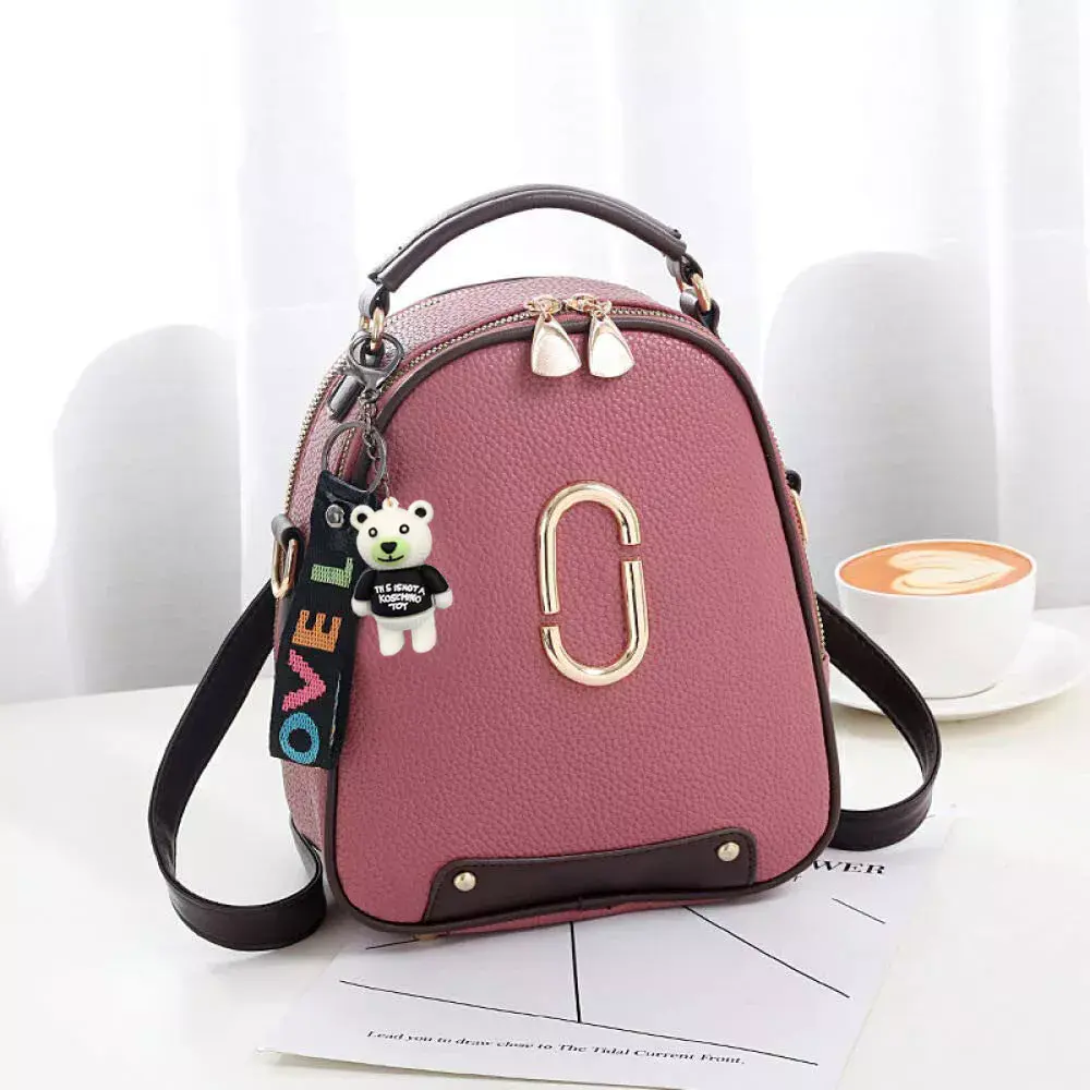 Mochila Feminina Mini Fashion - Bolsa de Ombro Multifuncional