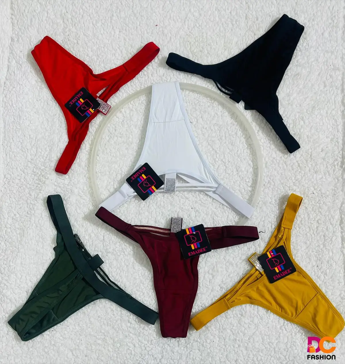 Calcinha Elegância Multicor - Meia dúzia (6)