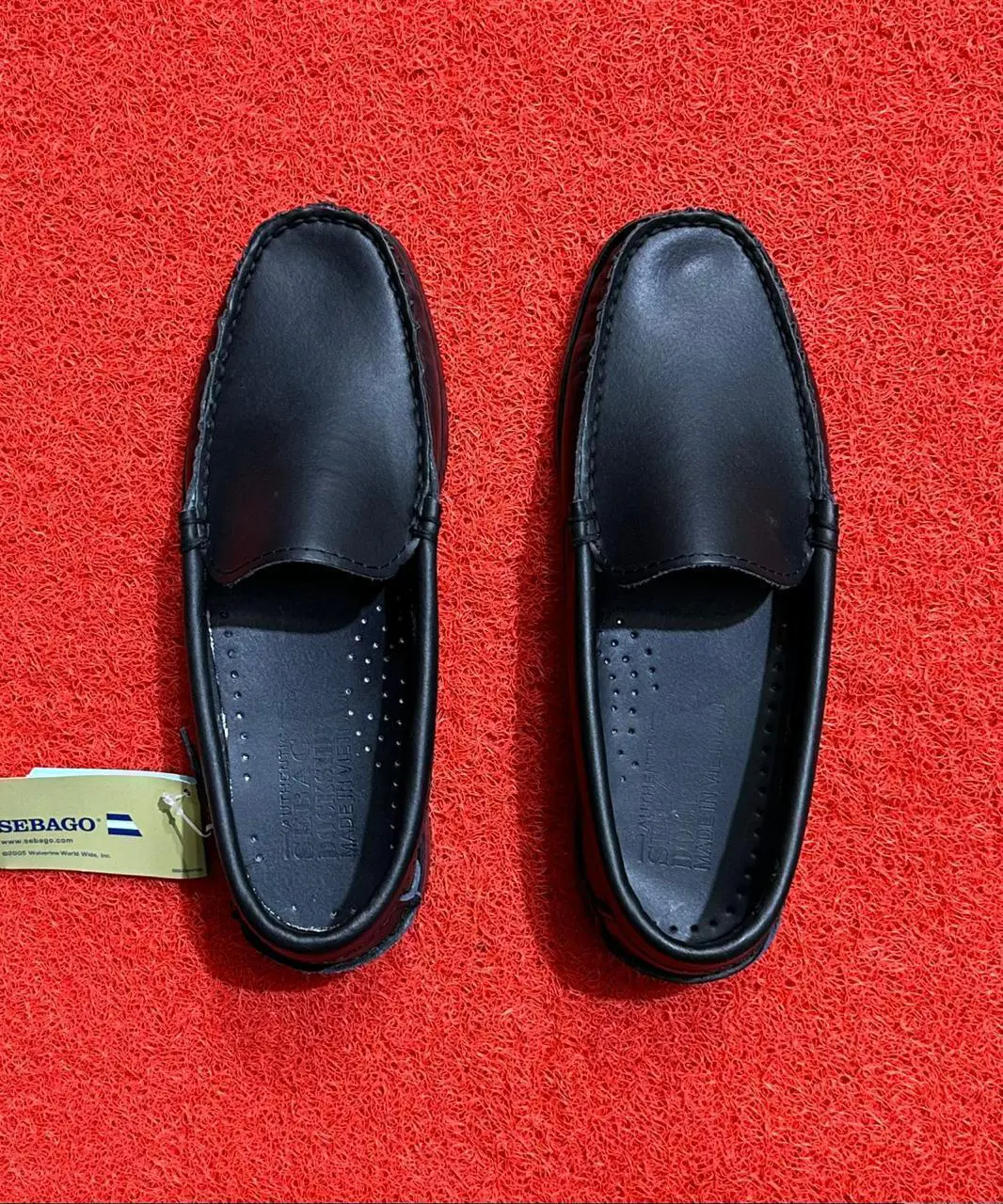 Sapato Sebago Clássico Preto Slip-On