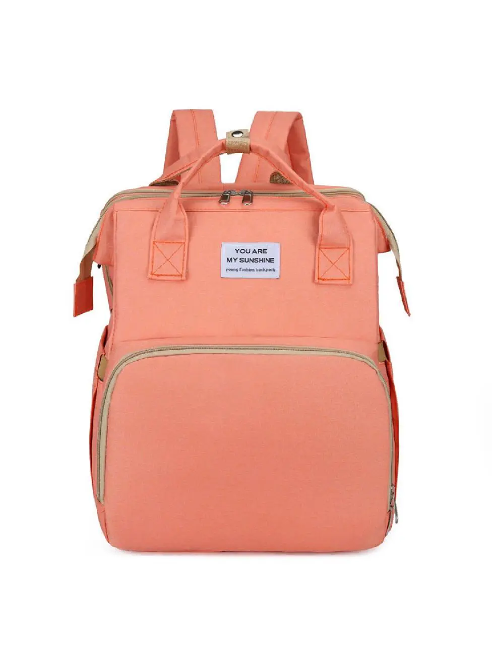 Mochila QIXINGHU Preta Multifuncional com Berço Dobrável
