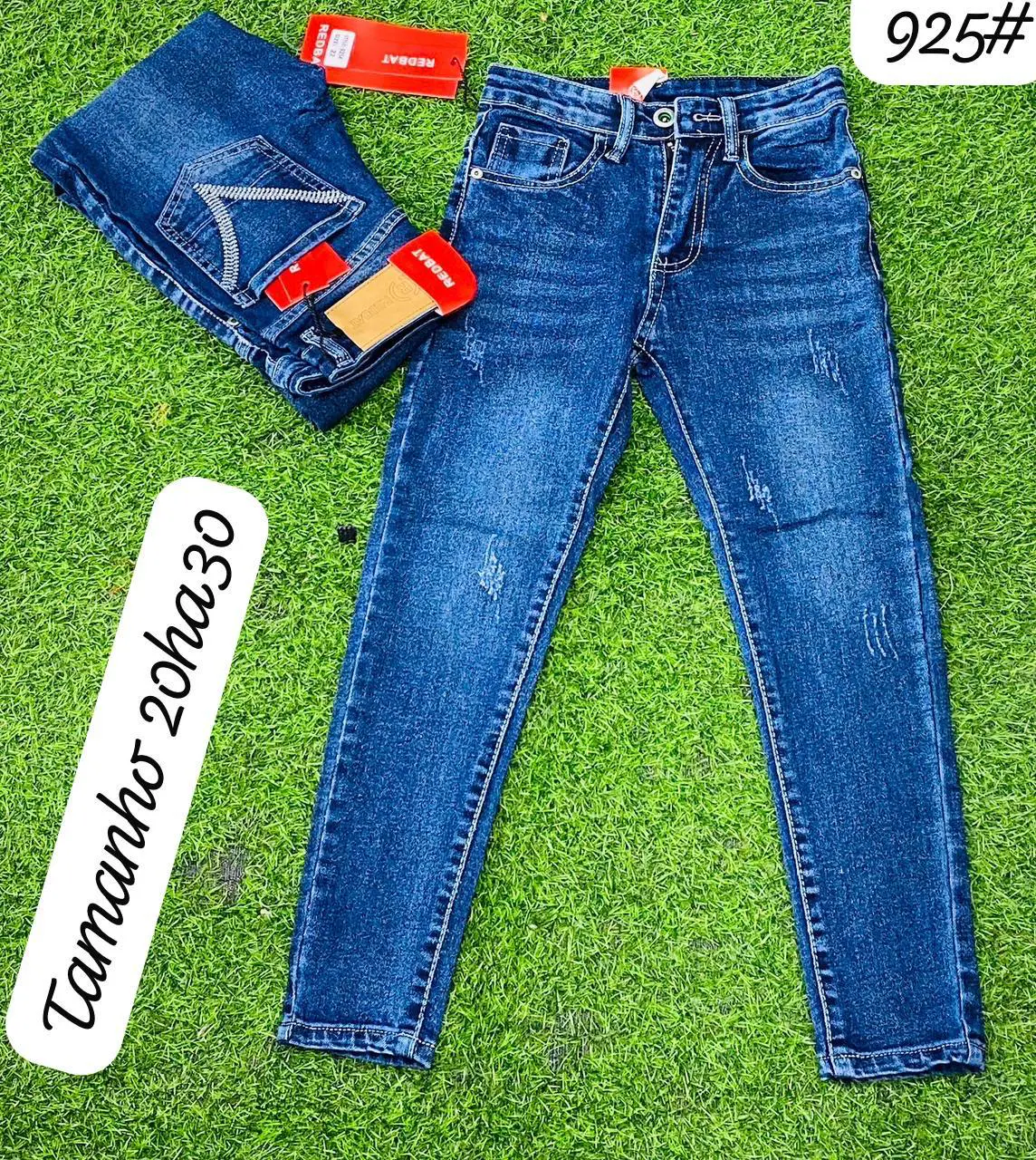 Calça Jeans Texturizados Infantil Elegance