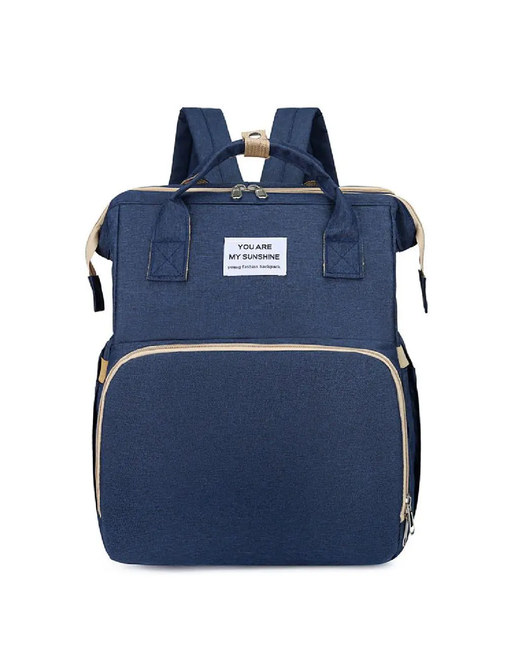Mochila QIXINGHU Preta Multifuncional com Berço Dobrável