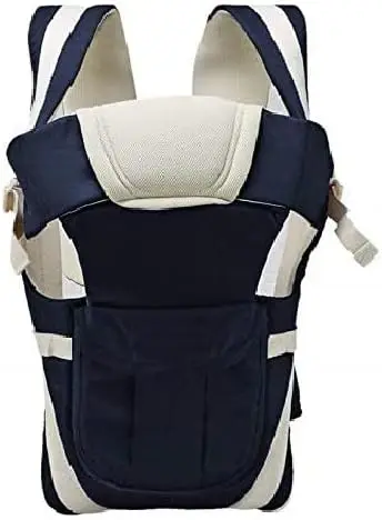Mochila Porta-Bebê Confortável Azul-Marinho