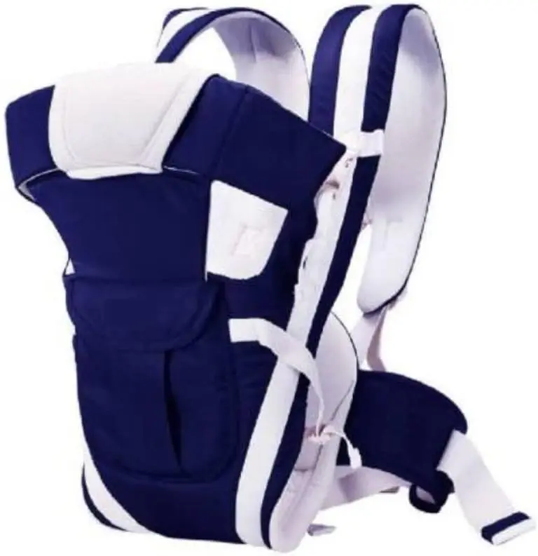 Mochila Porta-Bebê Confortável Azul-Marinho