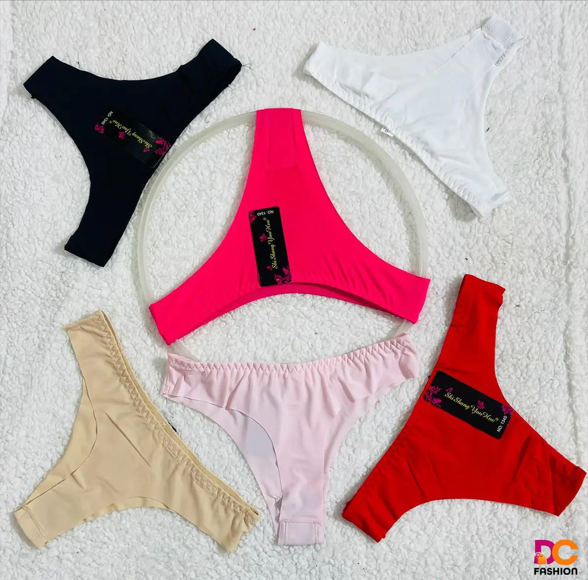 Conjunto de Calcinhas Conforto com Renda - Meia Dúzia (6)