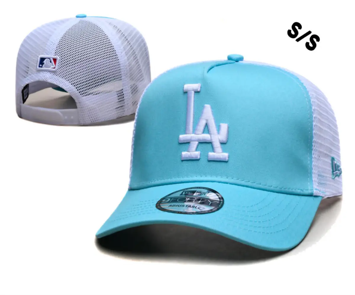 Boné Los Angeles Azul com Tela Branca