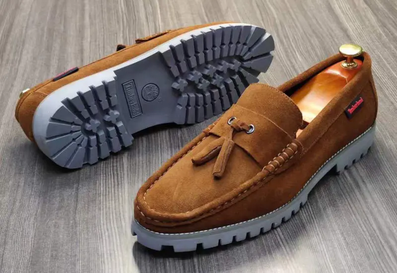 Mocassim de Camurça Timberland com Solado Tratorado