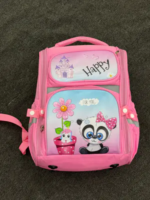 Mochila Infantil Castelo e Panda