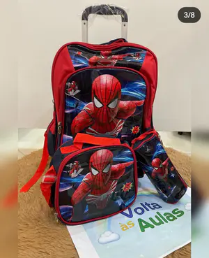 Mochila Infantil Homem-Aranha com Rodinhas