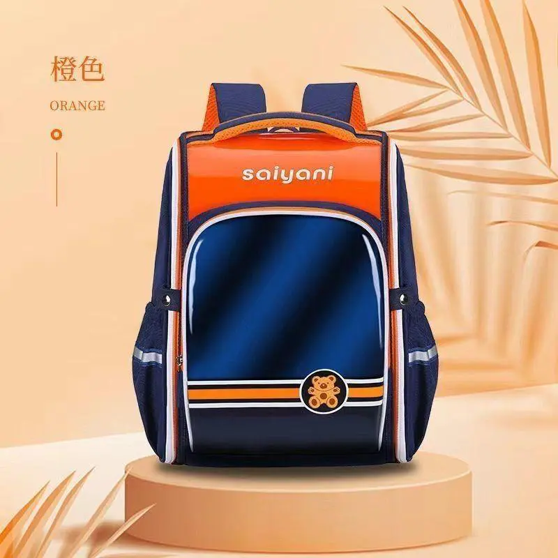 Mochila Escolar Azul para Crianças (Modelo Grande)
