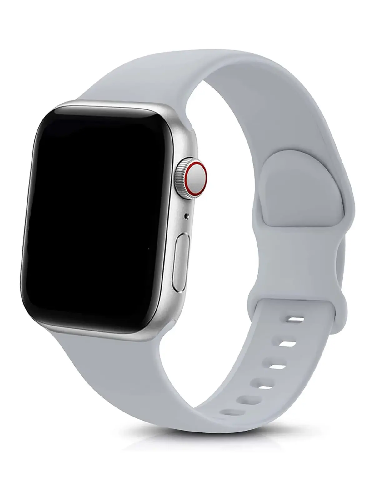 Pulseira de Silicone Cinza para Relógio