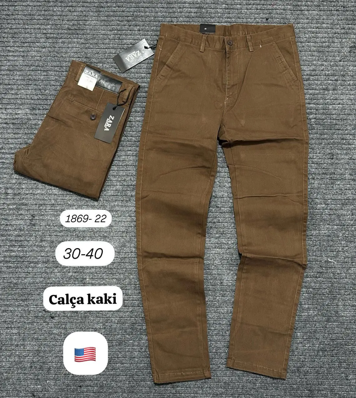 Calça Caqui Polo Ralph Lauren 