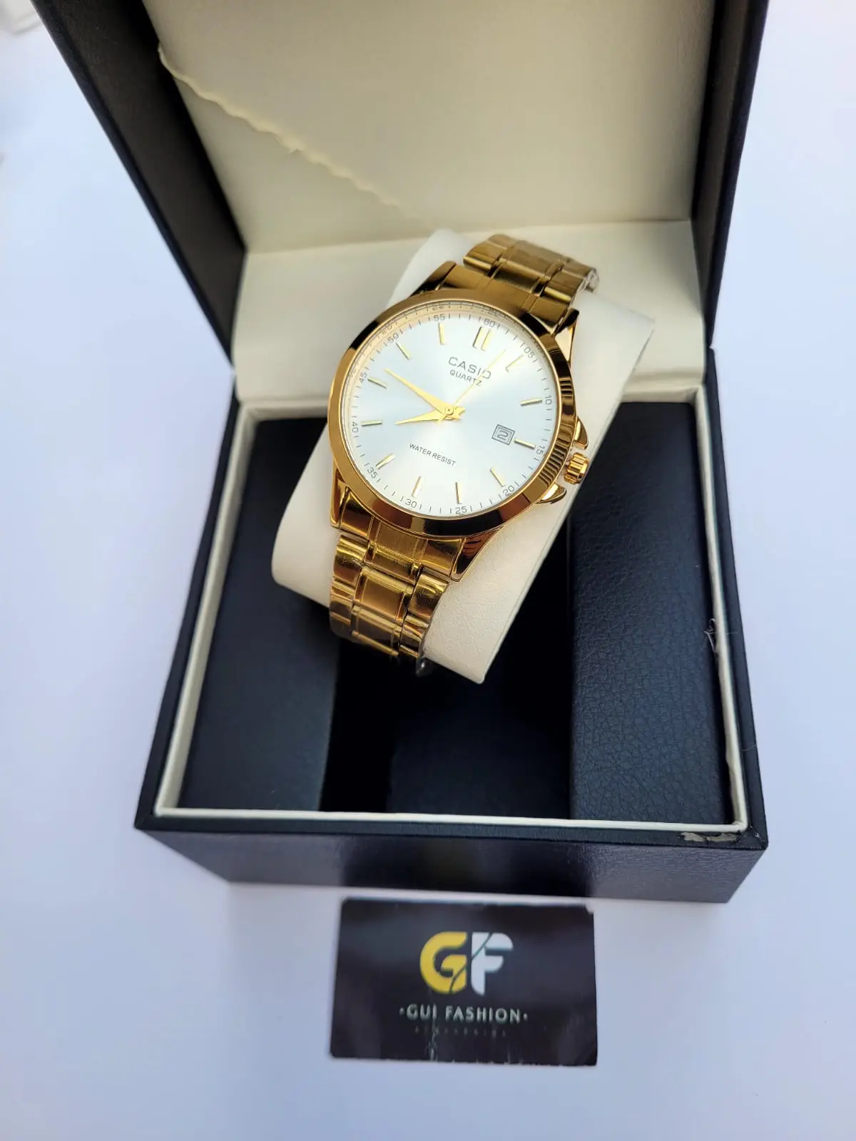 Relógio Casio Clássico Dourado com Pulseira Acessória