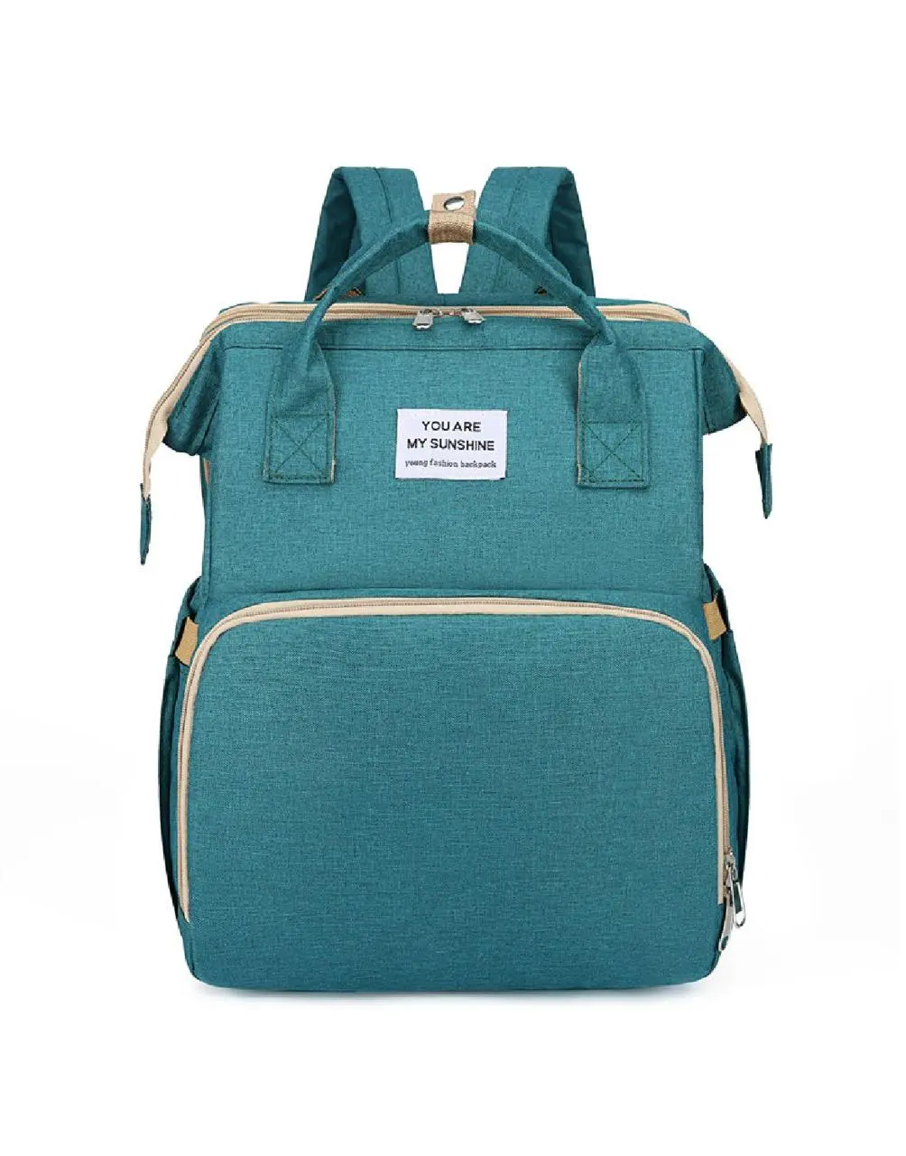 Mochila QIXINGHU Preta Multifuncional com Berço Dobrável
