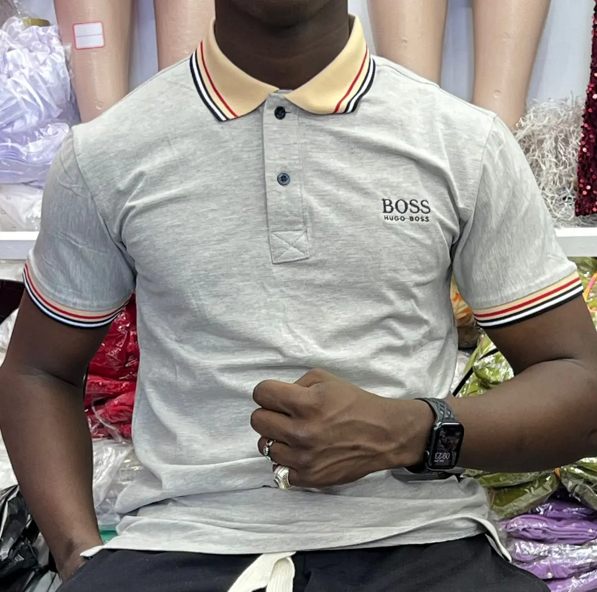 Camisa Cinzento ‘Boss’ Clássica