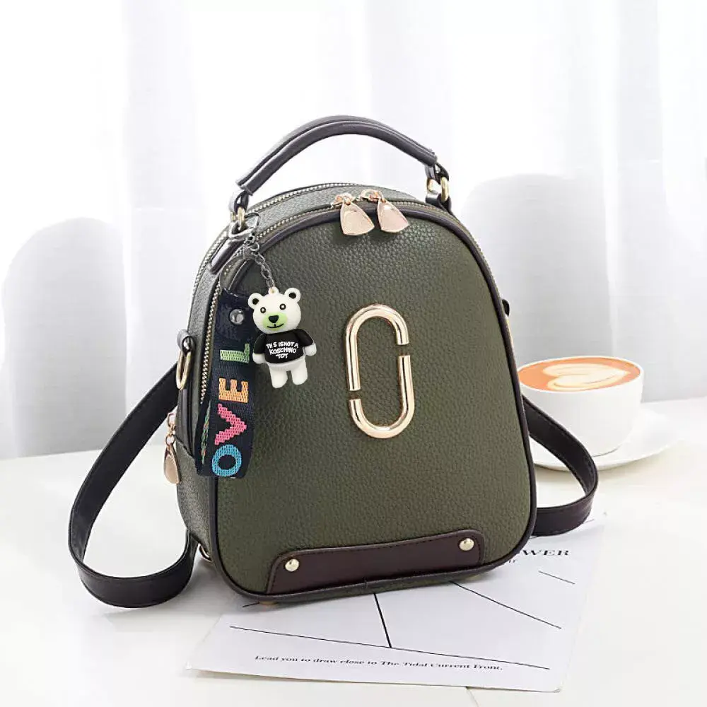 Mochila Feminina Mini Fashion - Bolsa de Ombro Multifuncional