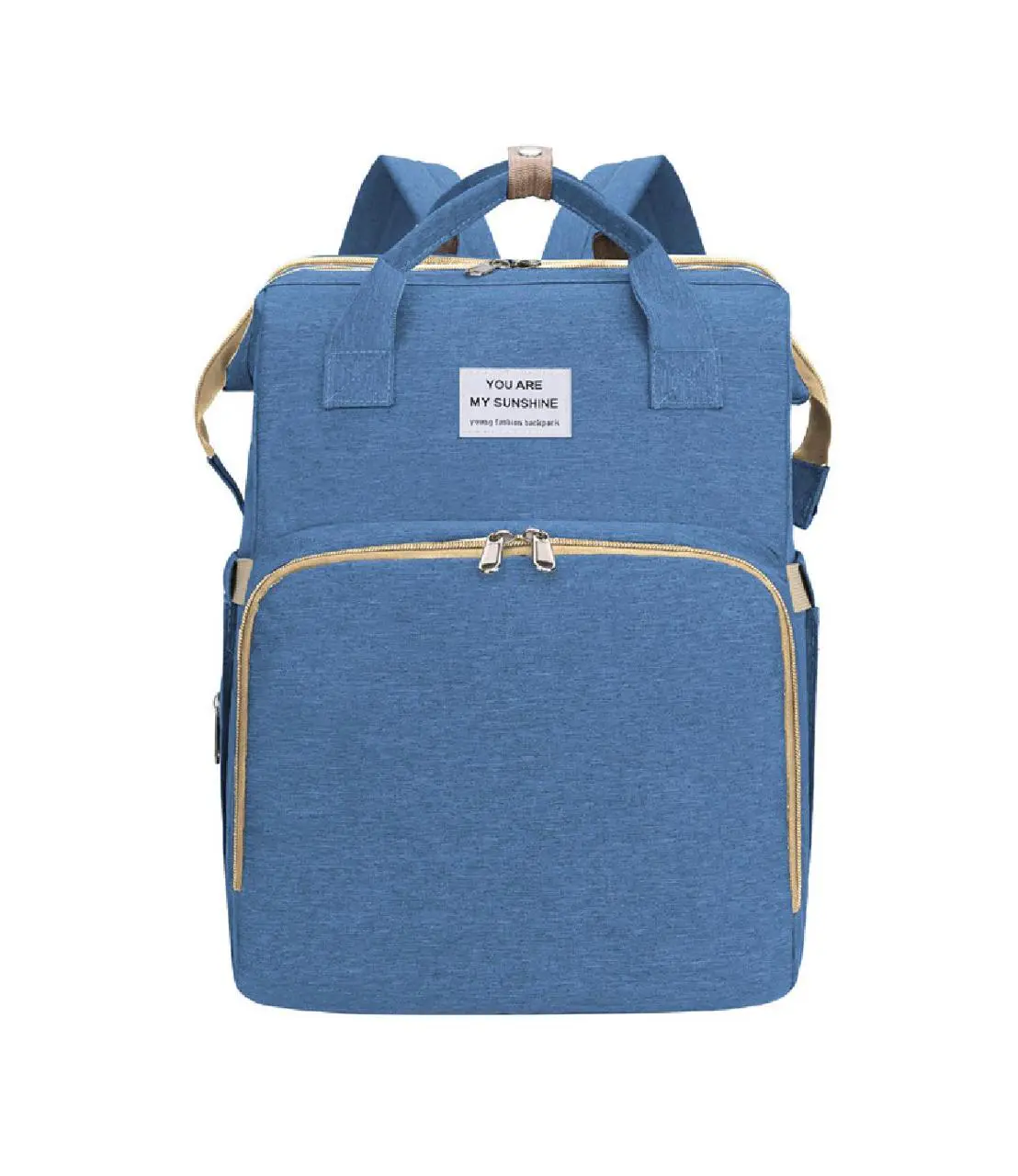 Mochila QIXINGHU Preta Multifuncional com Berço Dobrável