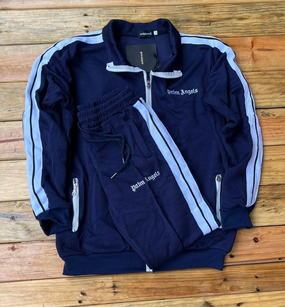 Conjunto Esportivo Palm Angels Azul Marinho