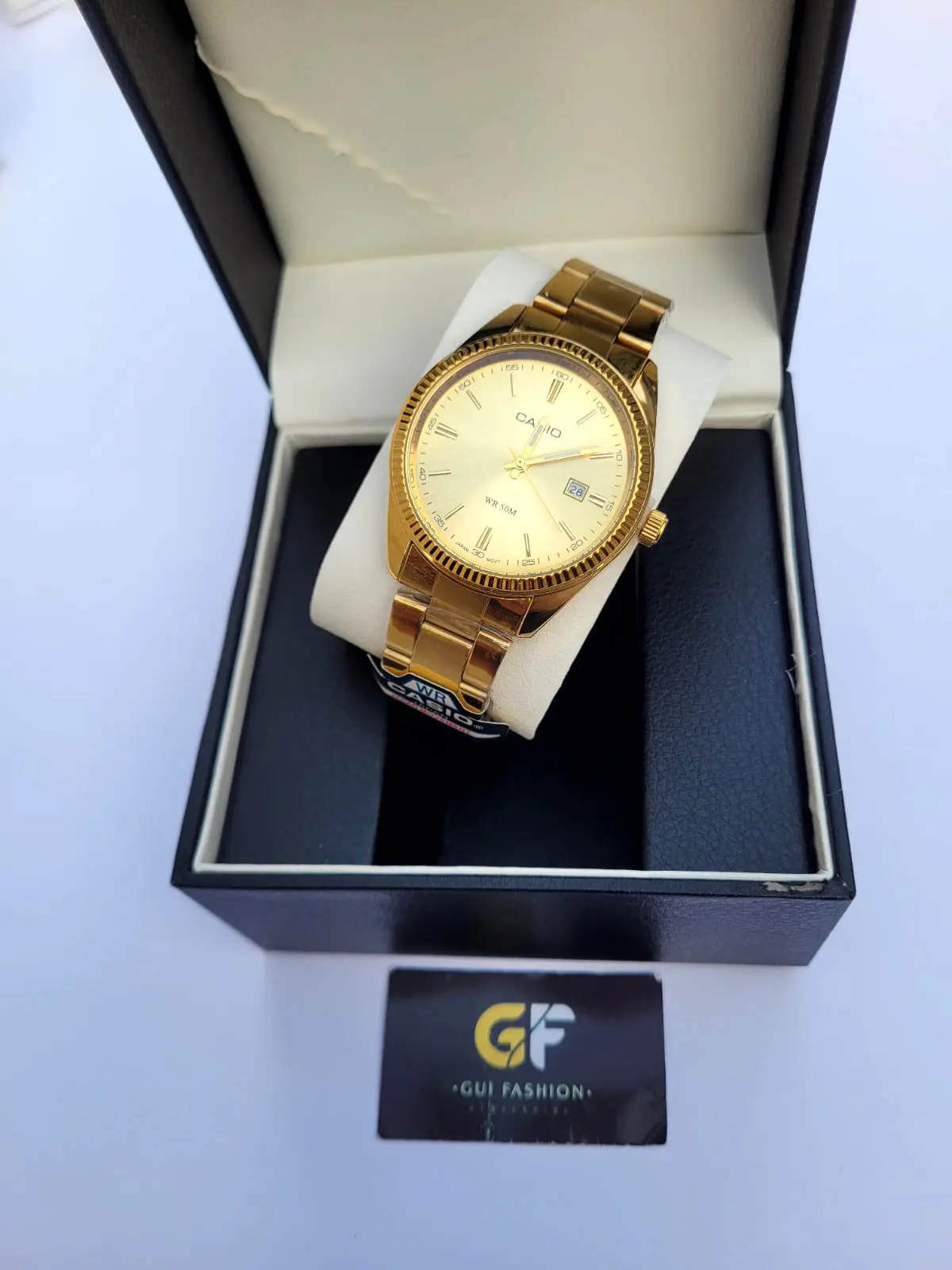 Relógio Casio Clássico Dourado com Pulseira Acessória