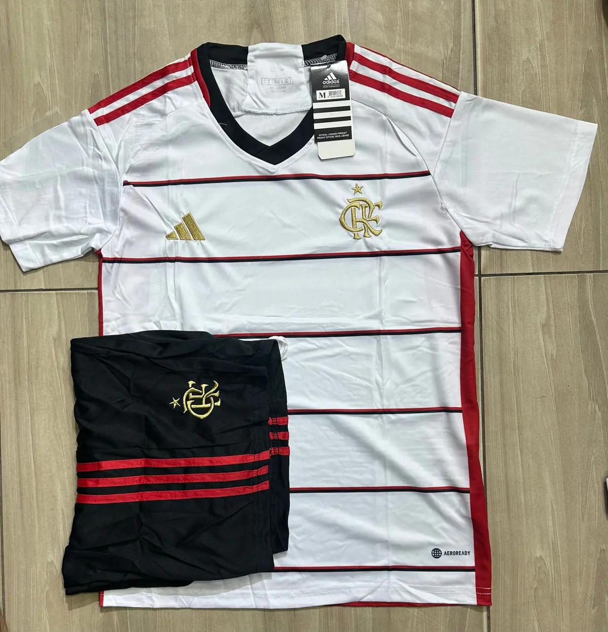 Conjunto Equipamento Oficial Flamengo 2023/2024 - 2 Peças