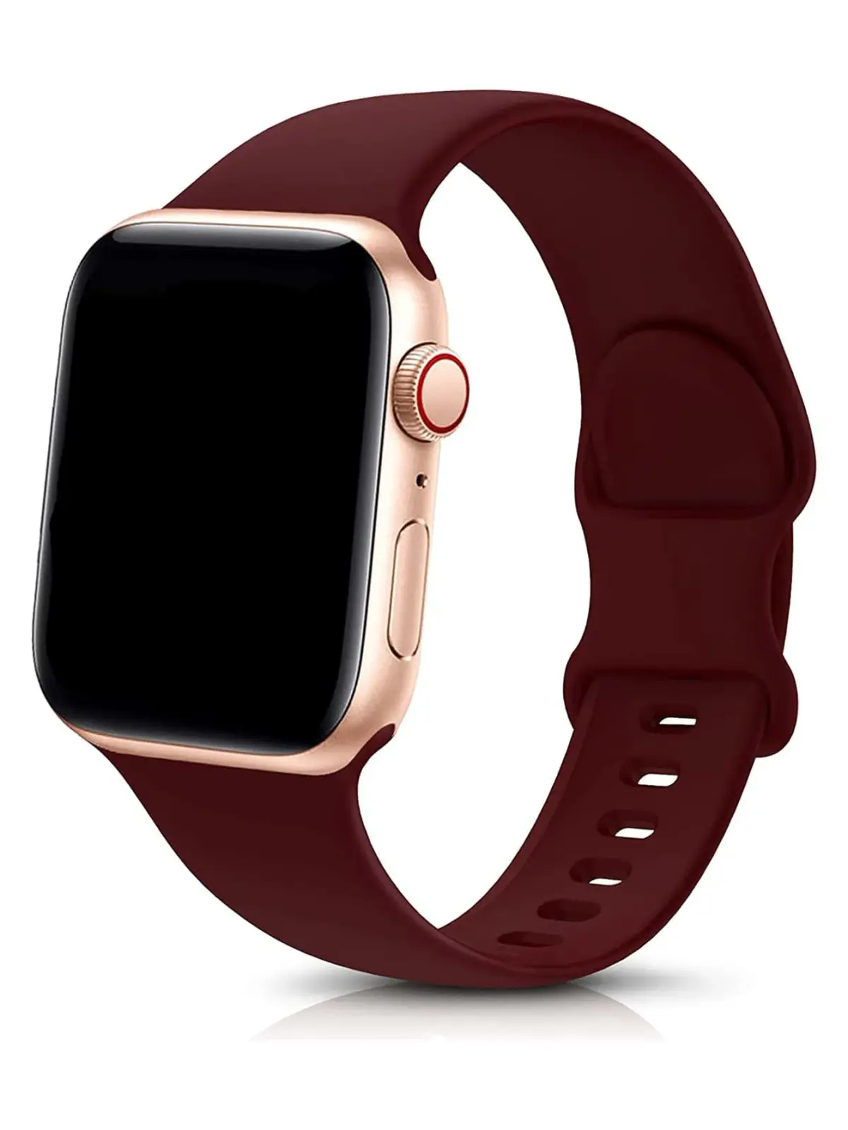 Pulseira de Silicone Vinho para Relógio