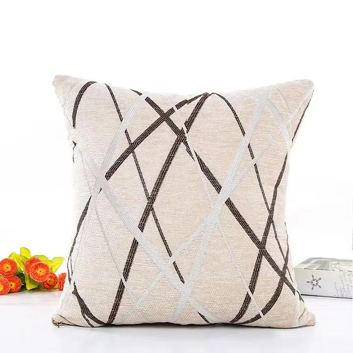 Almofada Decorativa Luxo com Estampa Geométrica