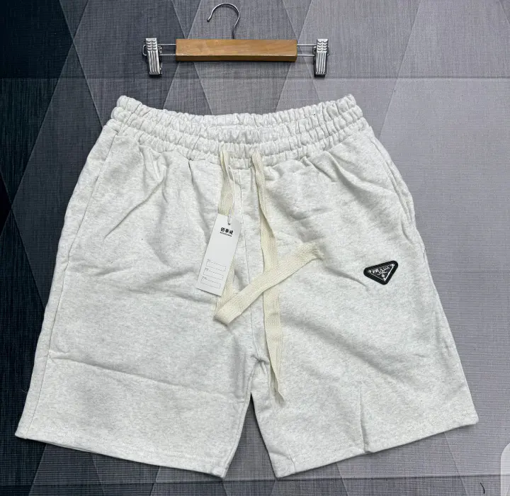 Shorts Esportivos Prada Bege (Calção, calções)