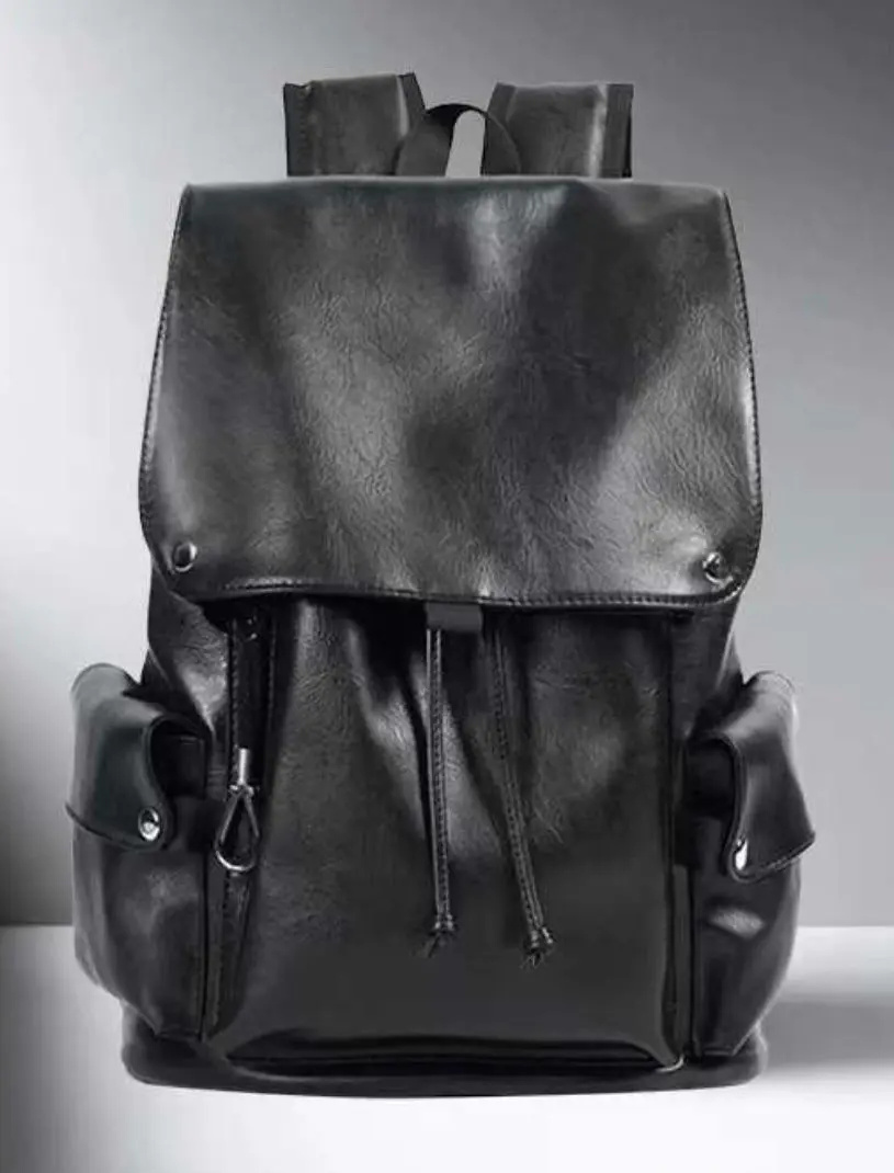 Mochila Vintage de Couro 