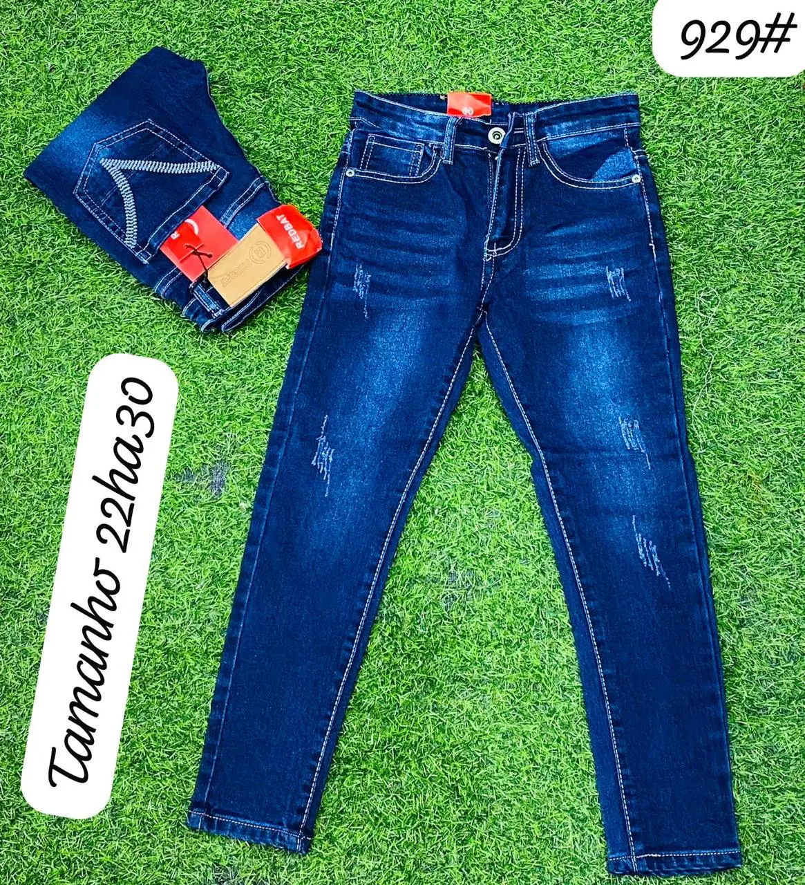 Calça Jeans Texturizados Infantil Elegance