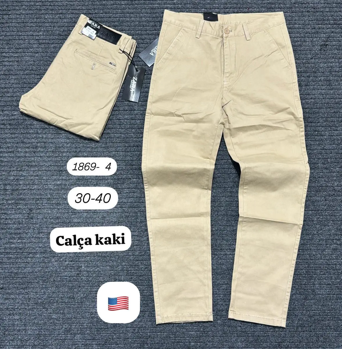 Calça Caqui Polo Ralph Lauren 