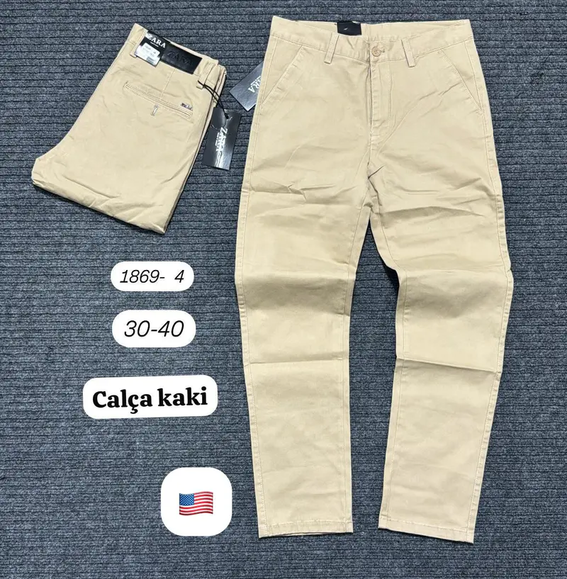 Calça Caqui Polo Ralph Lauren 