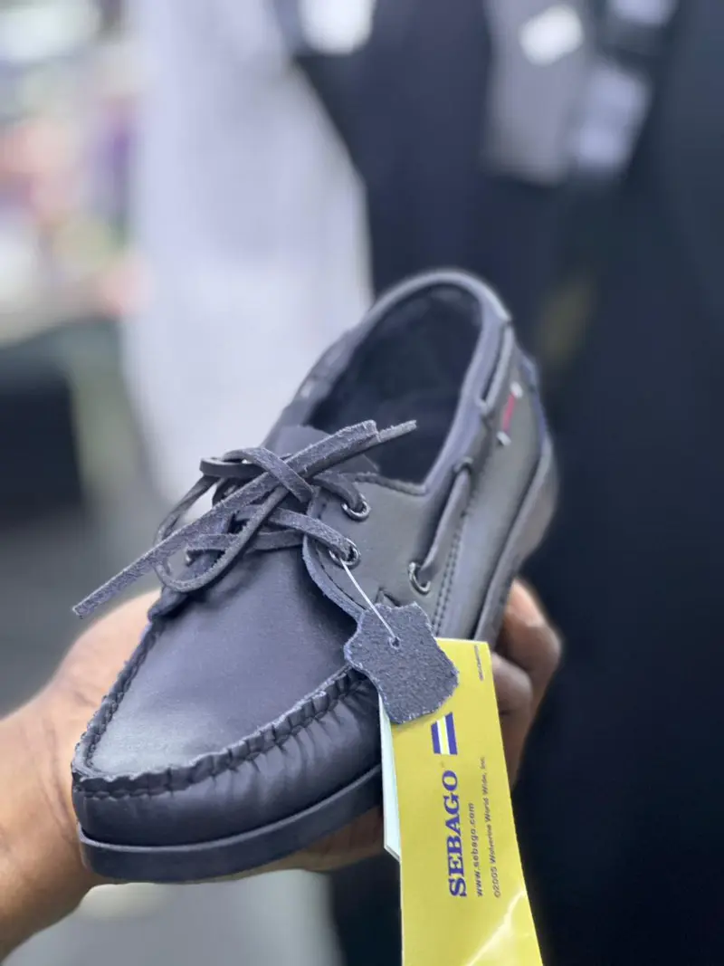 Sapato Náutico Preto  “Human Race” SEBAGO