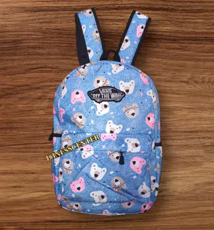 Mochila Estampada "Off The Wall" com Design Exclusivo