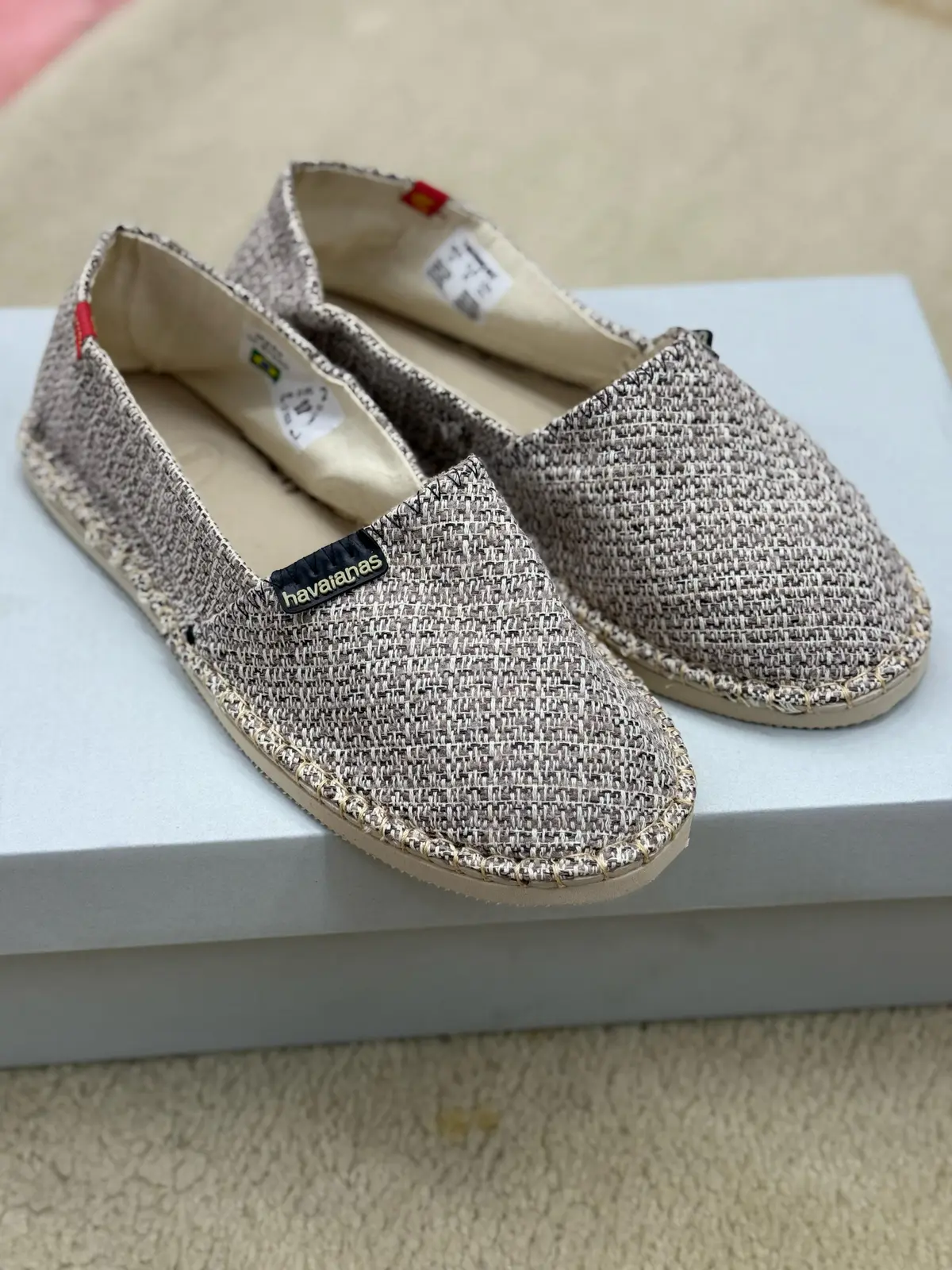 Alpargata Havaianas Trama Bege
