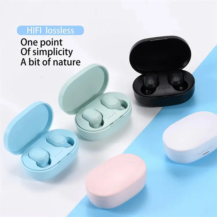 Fone de Ouvido Sem Fio A6s Macaron com Cancelamento de Ruído