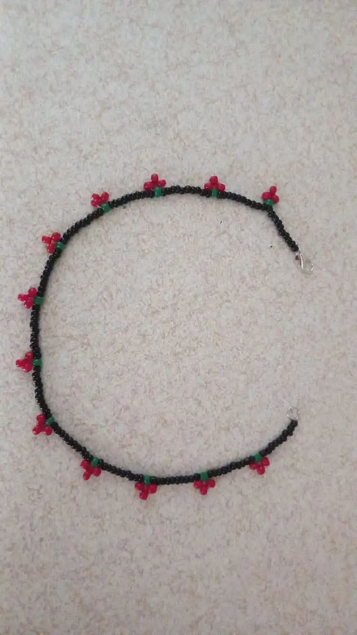 Colar de Missanga Florescência