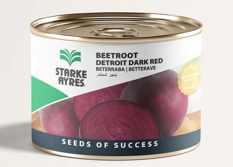 Beterraba Detroit Dark Red, 25G Starke