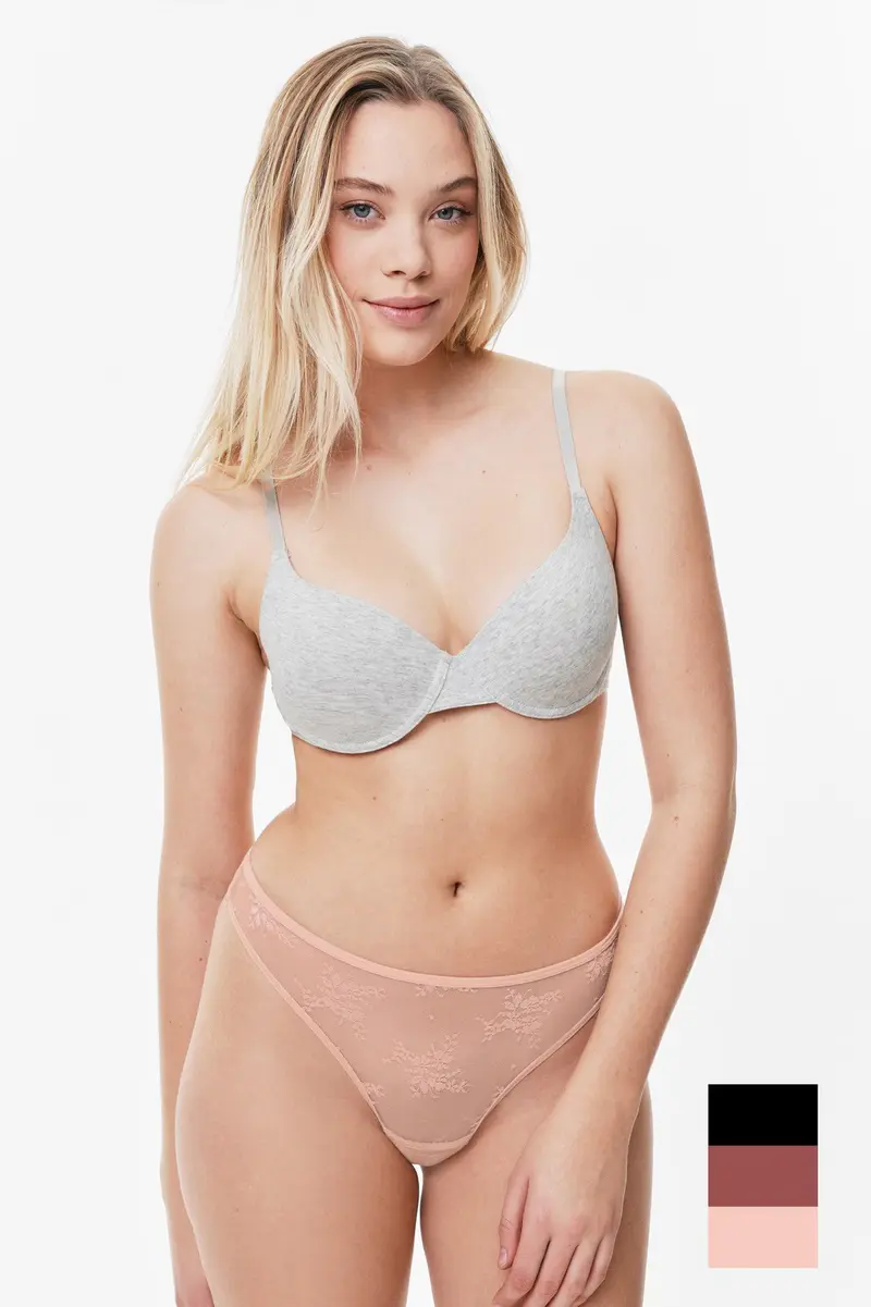 Peça Thong pack de 3 · Senhora