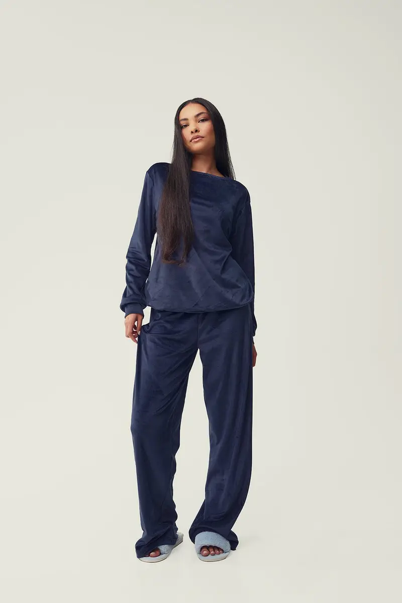 Pijama · Senhora · Azul Marinho