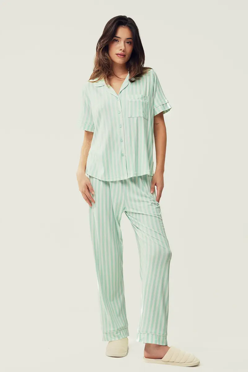 Pijama · Senhora · Verde