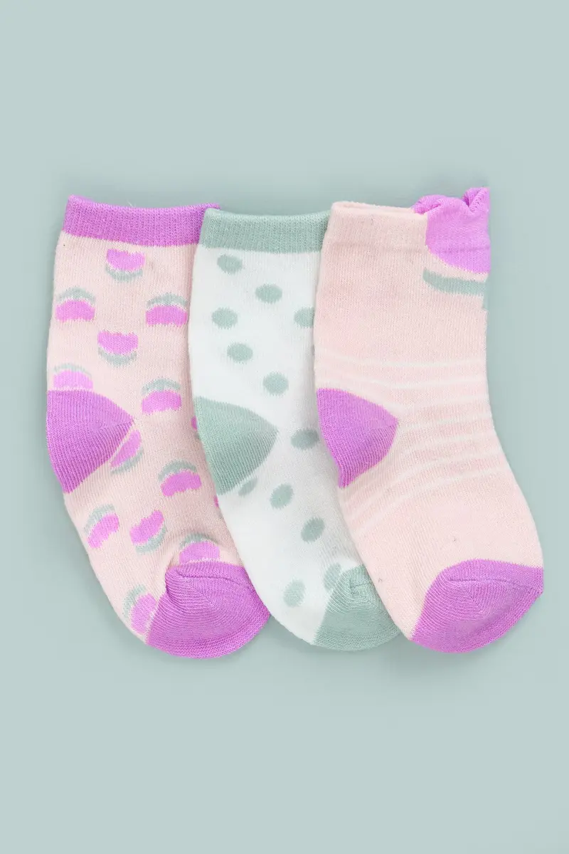 Meias pack de 3 · Bebé · Roxo